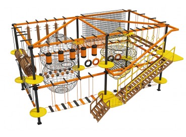 Adventure rope playground