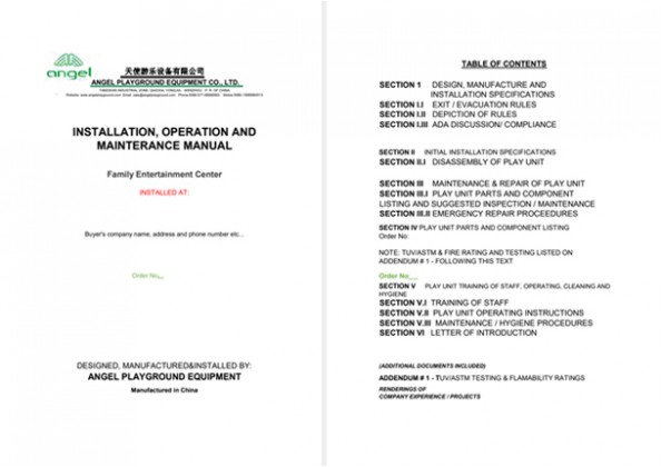 Environmental Certification of play equipment