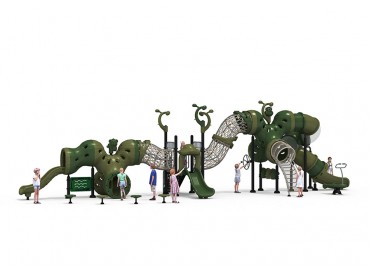 outdoor playground slide