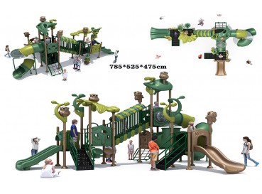 outdoor playground slide
