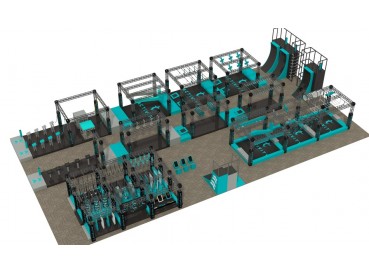 Super  Ninja Warrior course