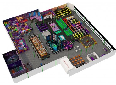 trampoline land